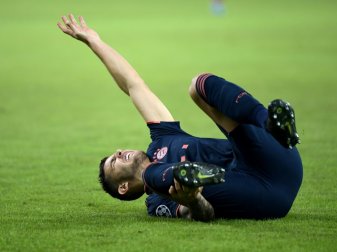 Hernandez wurde verletzt ausgewechselt Hernandez wurde verletzt ausgewechselt