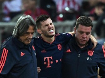 Lucas Hernández hat sich am rechten Sprunggelenk verletzt. Foto: Sven Hoppe/dpa Lucas Hernández hat sich am rechten Sprunggelenk verletzt. Foto: Sven Hoppe/dpa