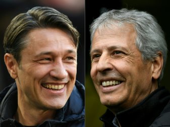Kovac (l.) und Favre Kovac (l.) und Favre