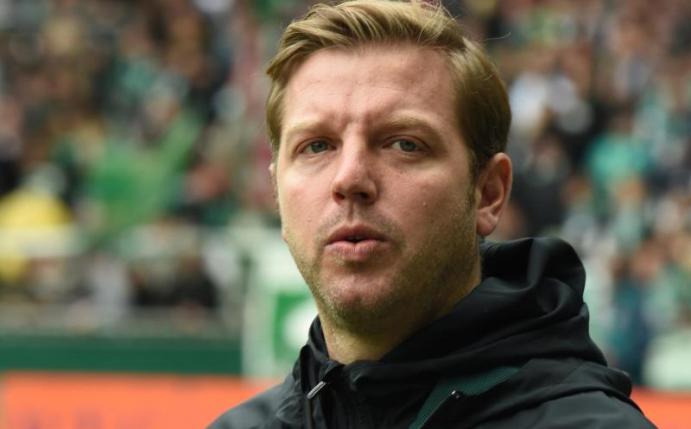 Werder-Trainer Florian Kohfeldt hadert mit der Schiedsrichterleistung. Foto: Carmen Jaspersen/dpa