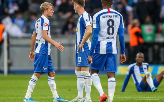 Hertha BSC steht vor einer richtungsweisenden Woche. Foto: Andreas Gora/dpa