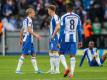 Hertha BSC steht vor einer richtungsweisenden Woche. Foto: Andreas Gora/dpa