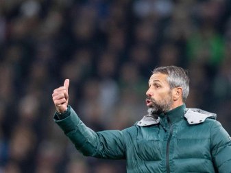 Trainer Marco Rose steht mit Gladbach an der Tabellenspitze. Foto: Marius Becker/dpa Trainer Marco Rose steht mit Gladbach an der Tabellenspitze. Foto: Marius Becker/dpa