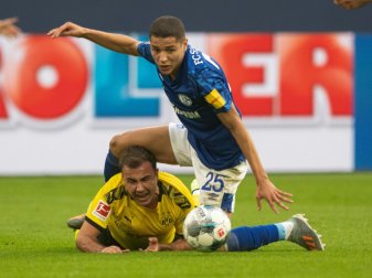 Verletzung von Mario Götze beim Derby auf Schalke Verletzung von Mario Götze beim Derby auf Schalke