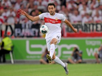 Al Ghaddioui erzielt den Siegtreffer für die Schwaben Al Ghaddioui erzielt den Siegtreffer für die Schwaben