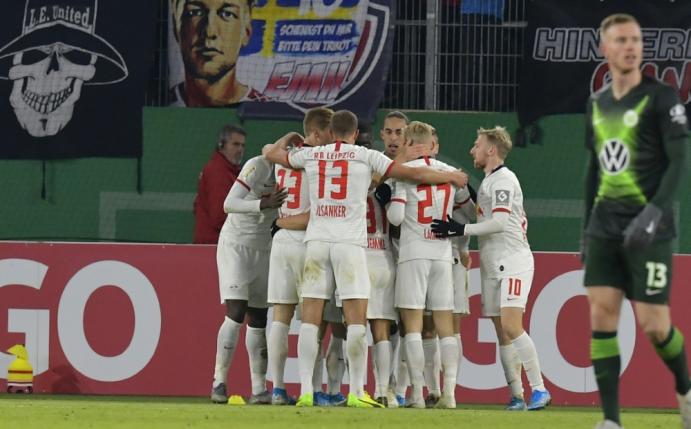 Leipzig setzte sich deutlich gegen Wolfsburg durch