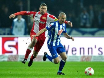 Zuletzt trafen Hertha BSC und der 1. FC Union Berlin im Jahr 2013 in der zweiten Liga in einem Punktspiel aufeinander. Foto: Jan-Philipp Strobel/dpa Zuletzt trafen Hertha BSC und der 1. FC Union Berlin im Jahr 2013 in der zweiten Liga in einem Punktspiel aufeinander. Foto: Jan-Philipp Strobel/dpa