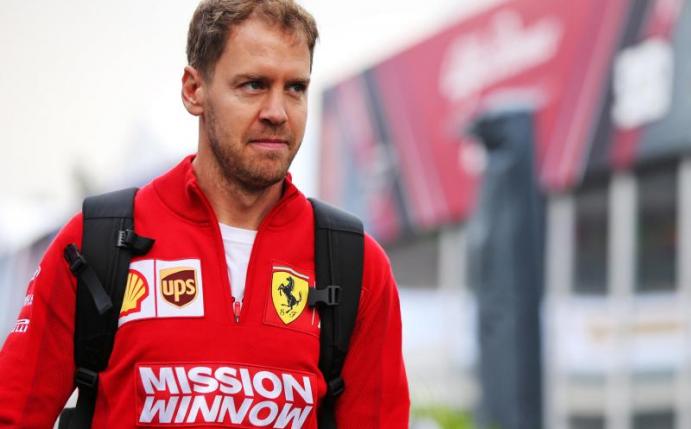 Bekennender Fan von Eintracht Frankfurt: Formel-1-Star Sebastian Vettel. Foto: Photo4/Lapresse/Lapresse via ZUMA Press/dpa