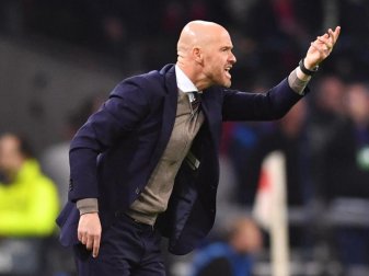 Erik Ten Hag steht noch bei Ajax Amsterdam unter Vertrag. Foto: Marius Becker/dpa Erik Ten Hag steht noch bei Ajax Amsterdam unter Vertrag. Foto: Marius Becker/dpa