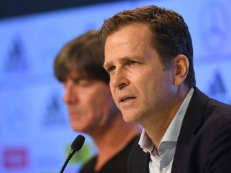 Oliver Bierhoff sieht das DFB-Team bei der EM 2020 eher in einer Außenseiter-Rolle. Foto: Sven Hoppe/dpa Oliver Bierhoff sieht das DFB-Team bei der EM 2020 eher in einer Außenseiter-Rolle. Foto: Sven Hoppe/dpa