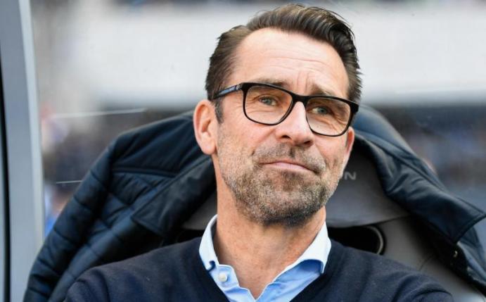 Herthas Geschäftsführer Michael Preetz begrüßt die Investition von Geldgeber Lars Windhorst. Foto: Tom Weller/dpa