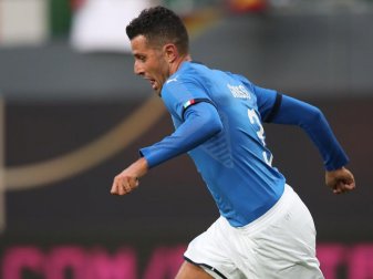Wird Trainer von Brescia Calcio: Fabio Grosso 2019 bei einem All-Star-Spiel. Foto: Daniel Karmann/dpa Wird Trainer von Brescia Calcio: Fabio Grosso 2019 bei einem All-Star-Spiel. Foto: Daniel Karmann/dpa