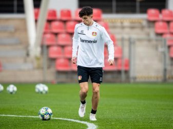 Heiß begehrt bei anderen Clubs: Leverkusens Kai Havertz. Foto: Marcel Kusch/dpa