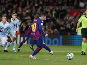 Überragender Barca-Akteur beim Sieg gegen Vigo: Lionel Messi. Foto: Joan Monfort/AP/dpa Überragender Barca-Akteur beim Sieg gegen Vigo: Lionel Messi. Foto: Joan Monfort/AP/dpa