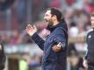 Mainz-Trainer Sandro Schwarz hadert mit der Niederlage gegen Union Berlin, braucht aber nicht um seinen Job zu fürchten. Foto: Torsten Silz/dpa