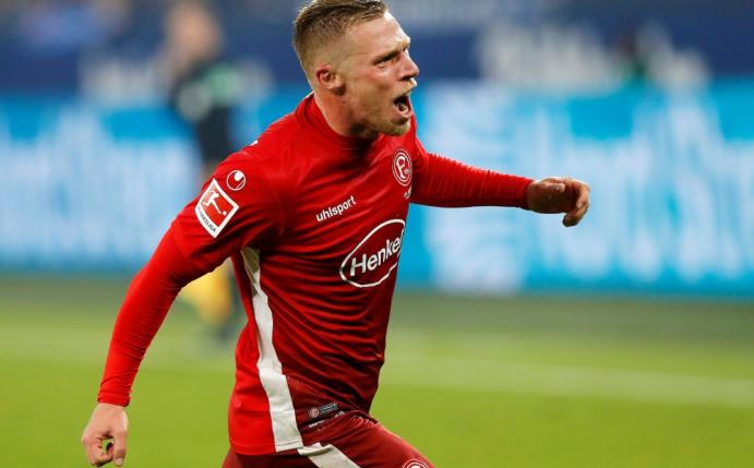 Rouwen Hennings gelang gegen Schalke ein Dreierpack