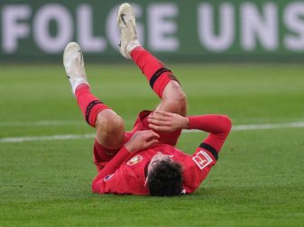 Der Leverkusener Kai Havertz verletzte sich in Wolfsburg. Foto: Peter Steffen/dpa Der Leverkusener Kai Havertz verletzte sich in Wolfsburg. Foto: Peter Steffen/dpa