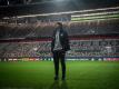 Bundestrainer Joachim Löw bereitet sein Team in Düsseldorf die EM-Qualifikationsspiele vor. Foto: Bernd Thissen/dpa