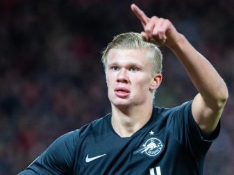 Salzburgs Stürmer Erling Haaland ist derzeit in überragender Form. Foto: Georg Hochmuth/APA/dpa Salzburgs Stürmer Erling Haaland ist derzeit in überragender Form. Foto: Georg Hochmuth/APA/dpa