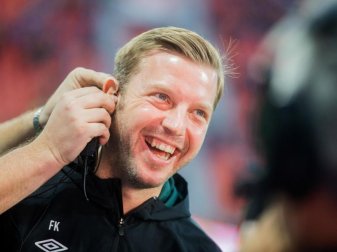 Über den Trainer gibt es bei Werder Bremen keine Diskussion: Florian Kohfeldt. Foto: Rolf Vennenbernd/dpa Über den Trainer gibt es bei Werder Bremen keine Diskussion: Florian Kohfeldt. Foto: Rolf Vennenbernd/dpa
