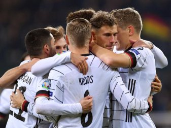 Die deutsche Nationalmannschaft hat das Spiel gegen Weißrussland mit 4:0 gewonnen. Foto: Marius Becker/dpa Die deutsche Nationalmannschaft hat das Spiel gegen Weißrussland mit 4:0 gewonnen. Foto: Marius Becker/dpa