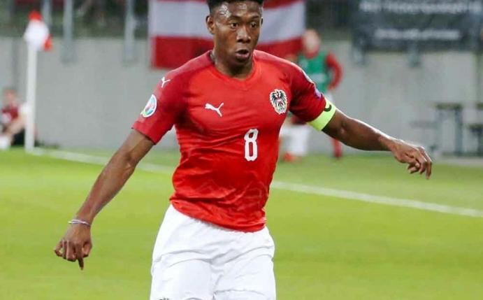 Bayern-Star David Alaba trifft gegen Nordmazedonien