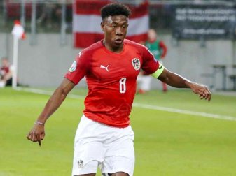 Bayern-Star David Alaba trifft gegen Nordmazedonien Bayern-Star David Alaba trifft gegen Nordmazedonien