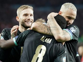 Laimer, Alaba und Arnautovic (v.l.) werden geschont Laimer, Alaba und Arnautovic (v.l.) werden geschont