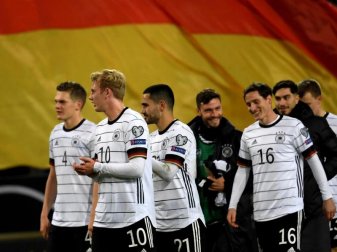 Die deutsche Nationalmannschaft will nun den Gruppensieg in der EM-Qualifikation. Foto: Federico Gambarini/dpa Die deutsche Nationalmannschaft will nun den Gruppensieg in der EM-Qualifikation. Foto: Federico Gambarini/dpa