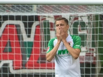 Der FC Augsburg muss vorerst auf Alfred Finnbogason verzichten. Foto: Stefan Puchner/dpa Der FC Augsburg muss vorerst auf Alfred Finnbogason verzichten. Foto: Stefan Puchner/dpa