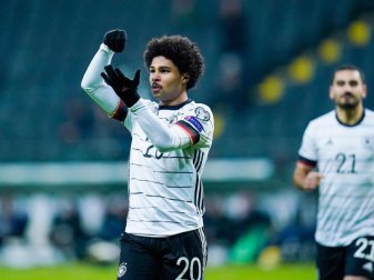 Überragender DFB-Akteur beim Sieg gegen Nordirland: Serge Gnabry. Foto: Uwe Anspach/dpa Überragender DFB-Akteur beim Sieg gegen Nordirland: Serge Gnabry. Foto: Uwe Anspach/dpa