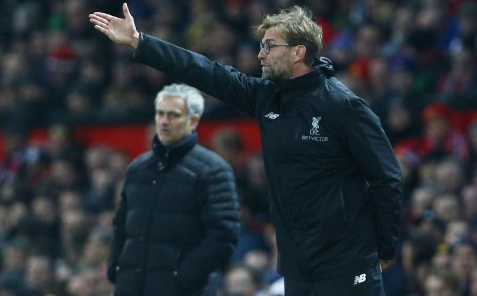 Klopp (r.) und Mourinho duellierten sich schon öfters
