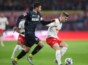 Leipzigs Timo Werner (r) hat einen Bundesliga-Rekord aufgestellt. Foto: Jan Woitas/dpa-Zentralbild/dpa Leipzigs Timo Werner (r) hat einen Bundesliga-Rekord aufgestellt. Foto: Jan Woitas/dpa-Zentralbild/dpa