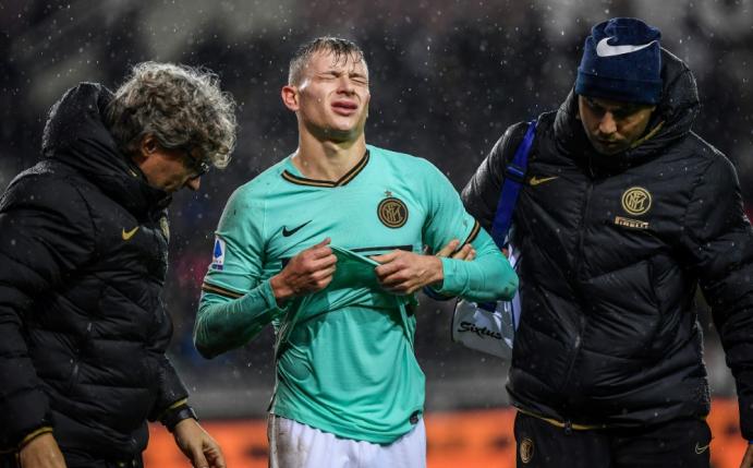 Barella verletzte sich im Spiel beim FC Turin