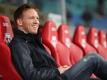 Fühlt sich bei RB Leipzig sichtlich wohl: RB-Coach Julian Nagelsmann. Foto: Jan Woitas/dpa-Zentralbild/dpa