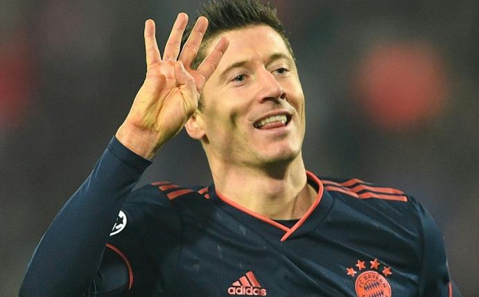 Lewandowski erzielt vier Treffer in 14:31 Minuten