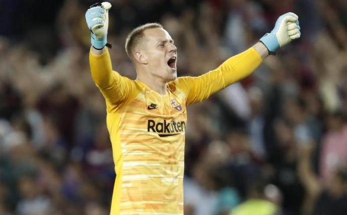 Marc-André ter Stegen ist beim FC Barcelona die Nummer eins im Tor. Foto: Joan Monfort/AP/dpa