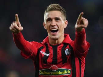 Der Tor-Garant des SC Freiburg: Nils Petersen. Foto: Patrick Seeger/dpa Der Tor-Garant des SC Freiburg: Nils Petersen. Foto: Patrick Seeger/dpa