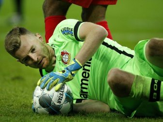 Einer der Garanten zum Sieg: Lukas Hradecky Einer der Garanten zum Sieg: Lukas Hradecky