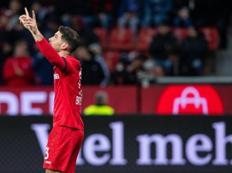 Ist vor allem vor eigenem Publikum treffsicher: Leverkusens Lucas Alario. Foto: Guido Kirchner/dpa Ist vor allem vor eigenem Publikum treffsicher: Leverkusens Lucas Alario. Foto: Guido Kirchner/dpa