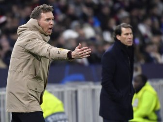 Julian Nagelsmann (l.) war nicht zufrieden Julian Nagelsmann (l.) war nicht zufrieden