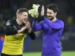 Bürki (r.) war der gefeierte Mann in Dortmund