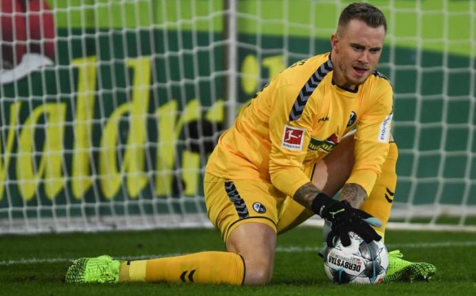 Ersetzt weiter Stammkeeper Schwolow im Tor der Hertha: Mark Flekken. Foto: Patrick Seeger/dpa