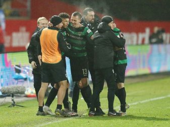 Preußen Münster feiert einen 2:0-Erfolg gegen Magdeburg Preußen Münster feiert einen 2:0-Erfolg gegen Magdeburg