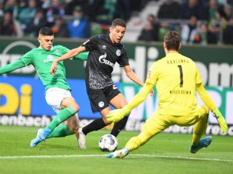 Amine Harit (M.) verlängerte seinen Vertrag beim FC Schalke 04. Foto: Carmen Jaspersen/dpa Amine Harit (M.) verlängerte seinen Vertrag beim FC Schalke 04. Foto: Carmen Jaspersen/dpa