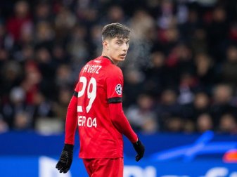 Der Leverkusener Kai Havertz absolvierte sein 100. Bundesligaspiel. Foto: Rolf Vennenbernd/dpa Der Leverkusener Kai Havertz absolvierte sein 100. Bundesligaspiel. Foto: Rolf Vennenbernd/dpa
