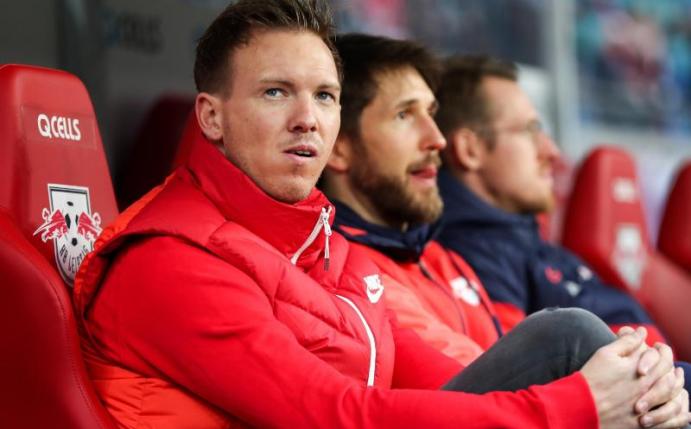 Will mit Leipzig gegen den BVB die Tabellenführung behaupten: RB-Coach Julian Nagelsmann. Foto: Jan Woitas/dpa-Zentralbild/dpa