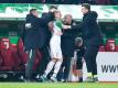 Erzielte zwei Tore gegen Fortuna Düsseldorf: Augsburgs Philipp Max. Foto: Tom Weller/dpa