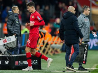 Wurde bei seiner Auswechselung gegen Hertha mit Pfiffen bedacht: Leverkusen-Youngster Kai Havertz. Foto: Rolf Vennenbernd/dpa Wurde bei seiner Auswechselung gegen Hertha mit Pfiffen bedacht: Leverkusen-Youngster Kai Havertz. Foto: Rolf Vennenbernd/dpa