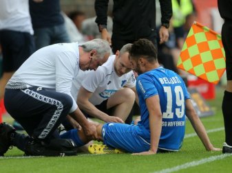 Hoffenheims Ishak Belfodil hatte sich im Mai am Knie verletzt. Foto: Thomas Frey/dpa Hoffenheims Ishak Belfodil hatte sich im Mai am Knie verletzt. Foto: Thomas Frey/dpa